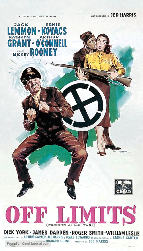 Operation Mad Ball - Italian Theatrical movie poster