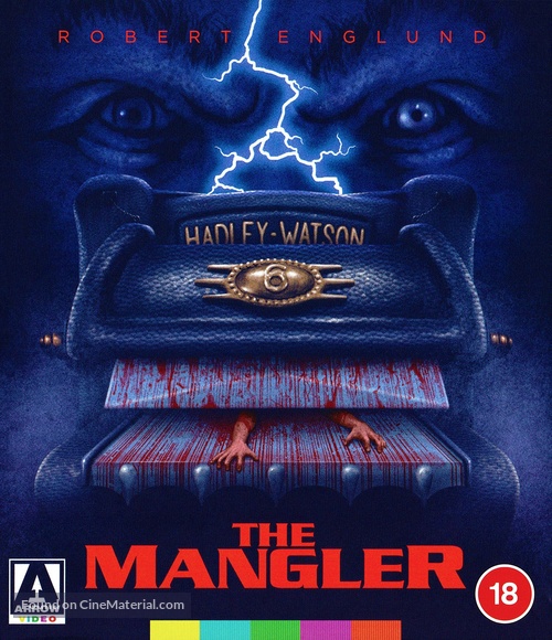 The Mangler - British Blu-Ray movie cover