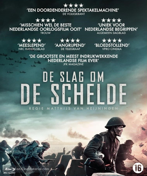 De Slag om de Schelde - Dutch Blu-Ray movie cover