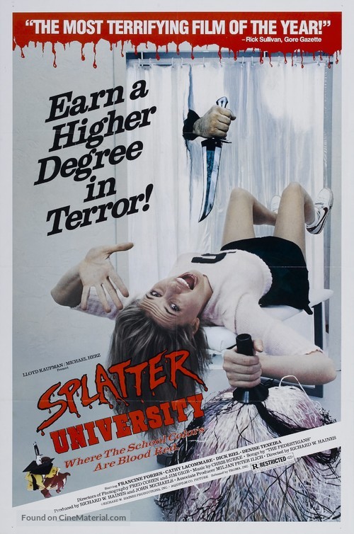 Splatter University - Movie Poster