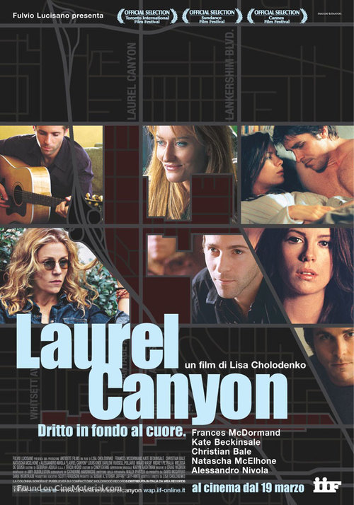Laurel Canyon - Italian Movie Poster