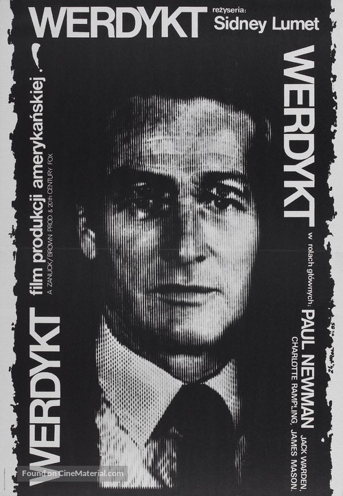 The Verdict - Polish Movie Poster