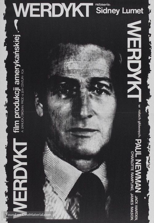 The Verdict - Polish Movie Poster