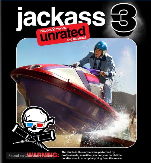 Jackass 3D - Blu-Ray movie cover