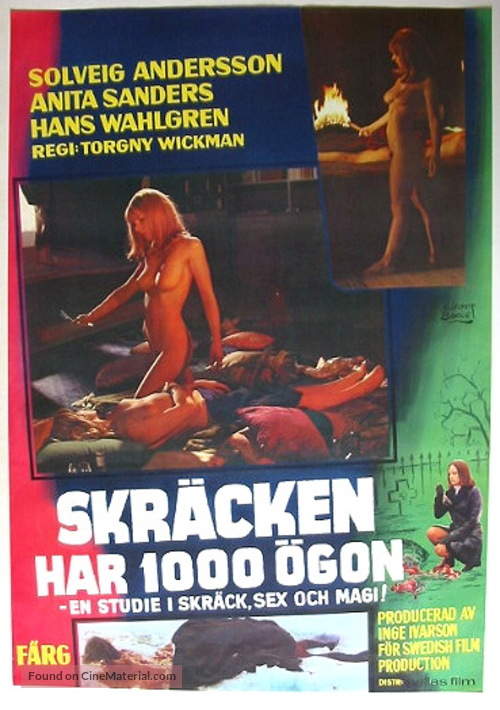 Skr&auml;cken har 1000 &ouml;gon - Swedish Movie Poster