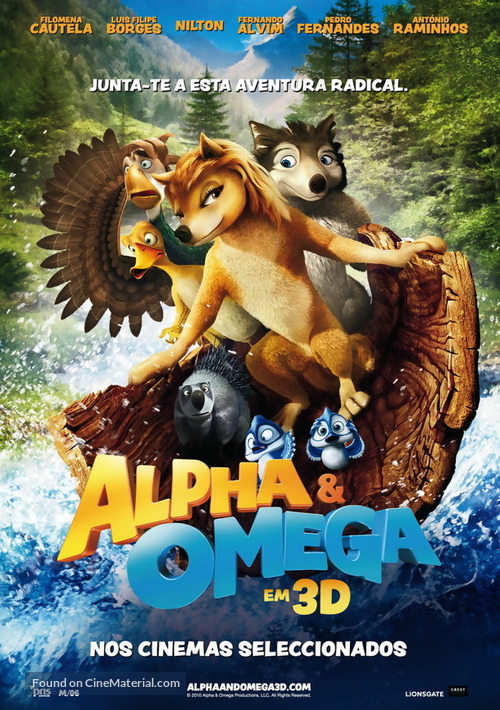 Alpha and Omega - Portuguese Movie Poster