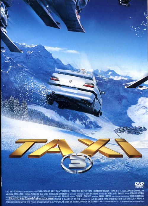 Taxi 3 - French DVD movie cover