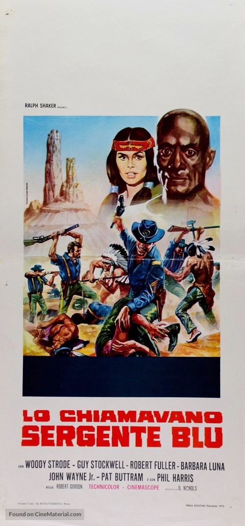 The Gatling Gun - Italian Movie Poster