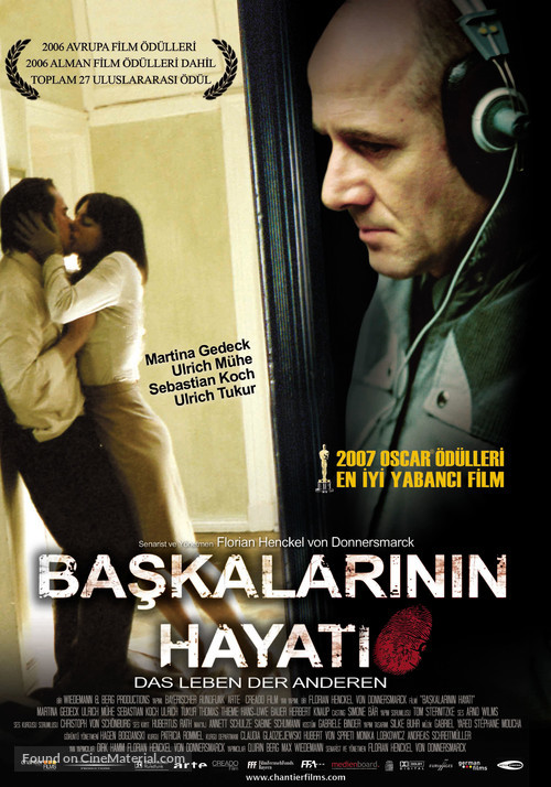 Das Leben der Anderen - Turkish Movie Poster