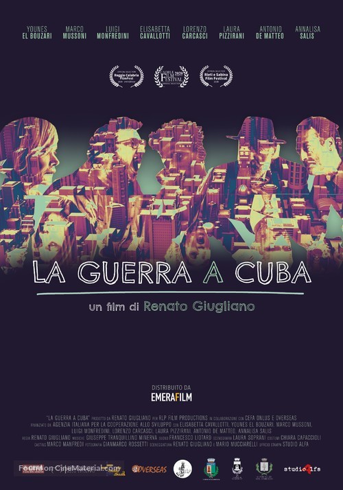 La guerra a Cuba - Italian Theatrical movie poster