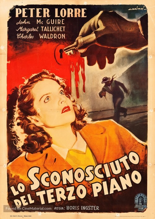 Stranger on the Third Floor - Italian Movie Poster