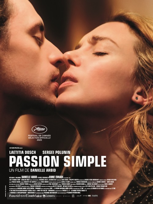 Passion simple - French Movie Poster