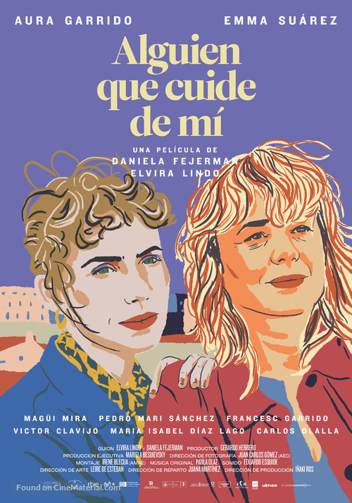 Alguien que cuide de m&iacute; - Spanish Movie Poster