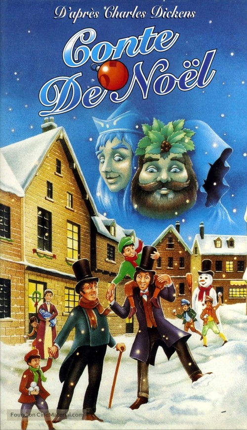 A Christmas Carol - French VHS movie cover