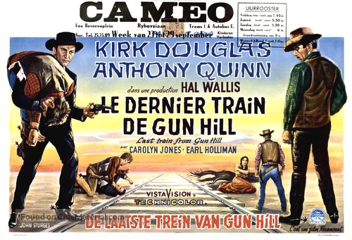 Last Train from Gun Hill - Belgian Movie Poster