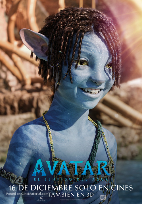 Avatar: The Way of Water - Spanish Movie Poster