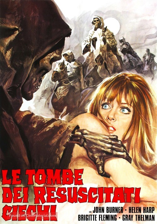 La noche del terror ciego - Italian Movie Poster