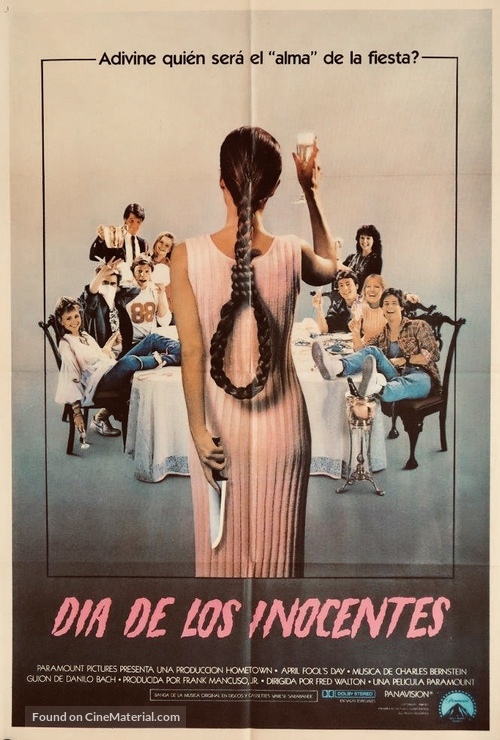 April Fool&#039;s Day - Spanish Movie Poster