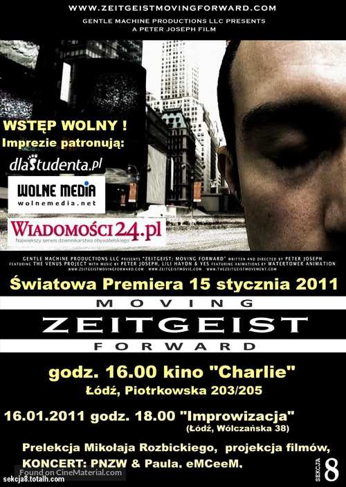 Zeitgeist: Moving Forward - Polish Movie Poster