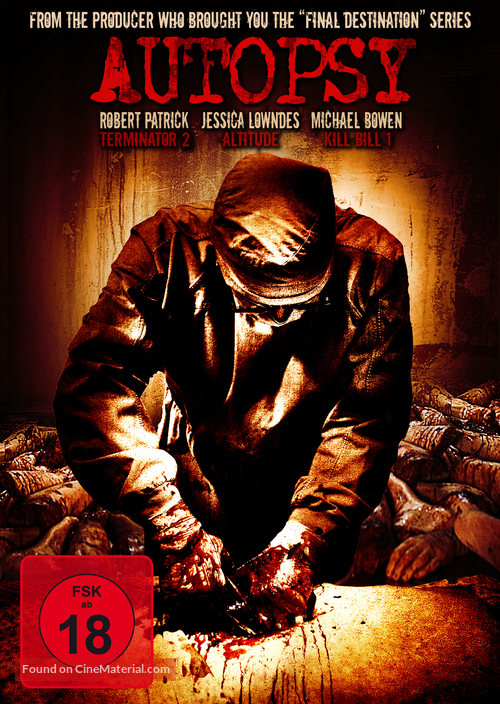 Autopsy - German DVD movie cover
