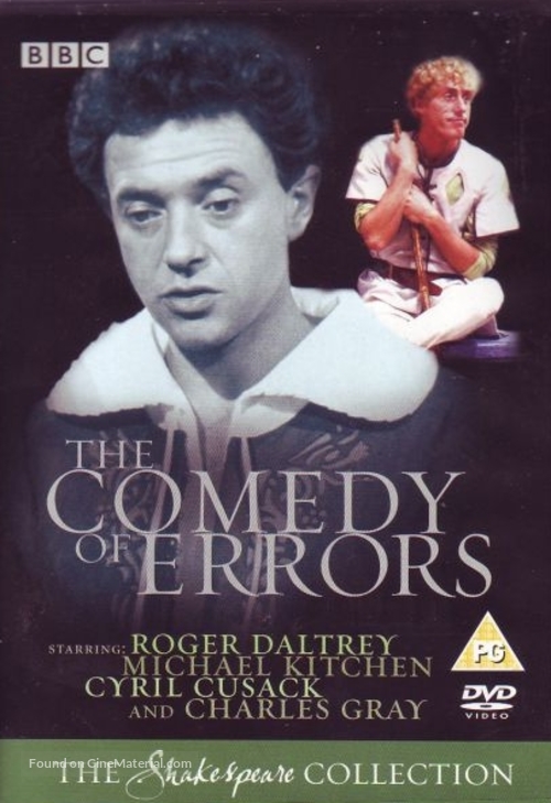 The Comedy of Errors - British DVD movie cover