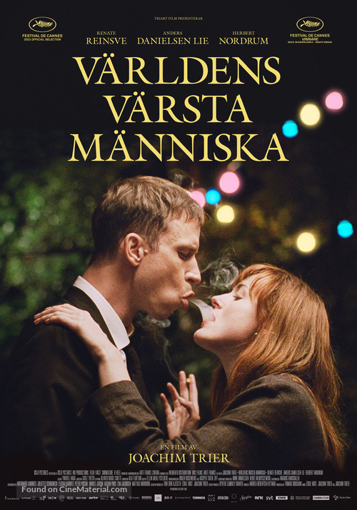 Verdens verste menneske - Swedish Movie Poster