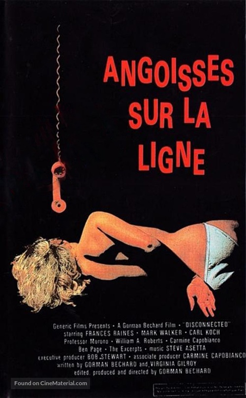 Minaccia d&#039;amore - French VHS movie cover