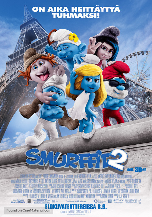 The Smurfs 2 - Finnish Movie Poster