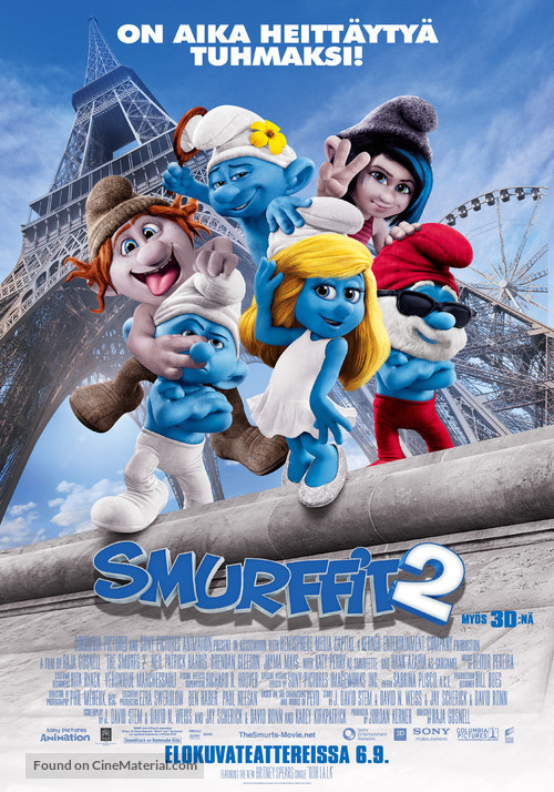 The Smurfs 2 - Finnish Movie Poster