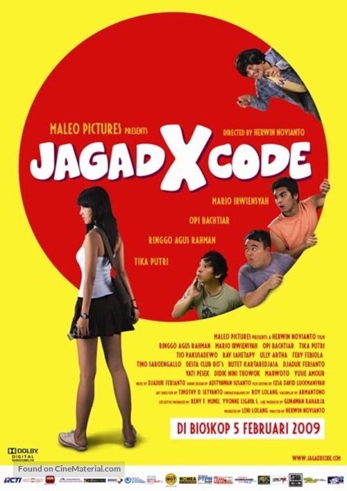Jagad X code - Indonesian Movie Poster