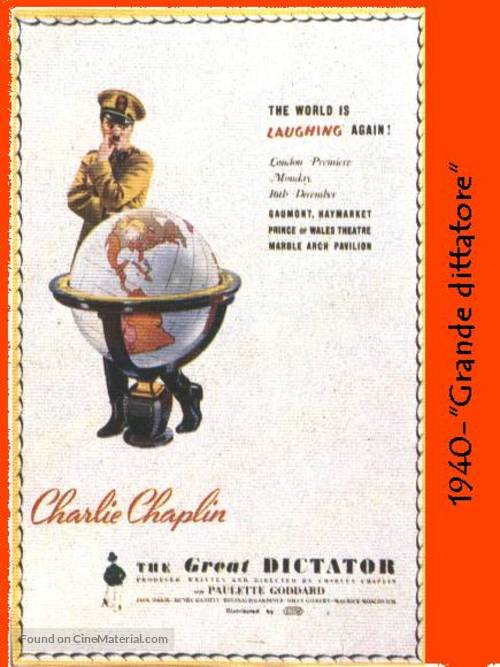 The Great Dictator - Movie Cover