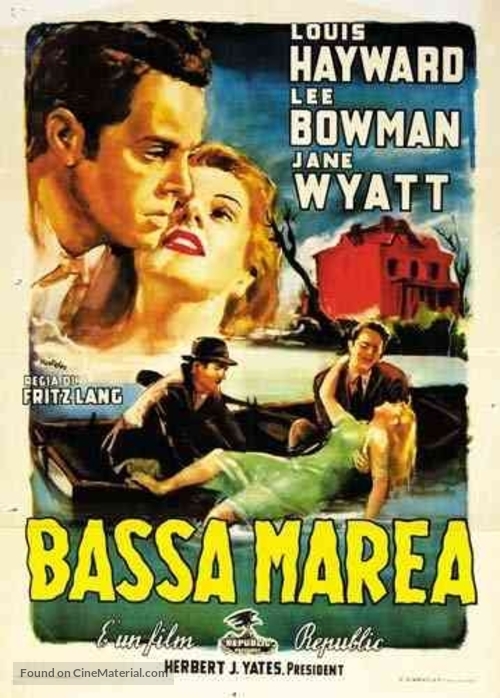 House by the River - Italian Movie Poster