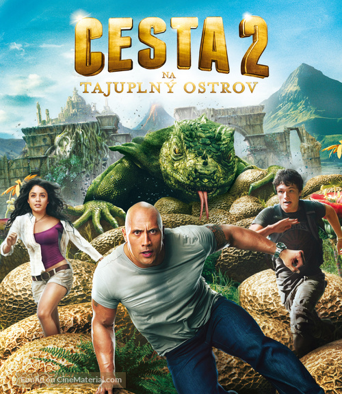 Journey 2: The Mysterious Island - Czech Blu-Ray movie cover