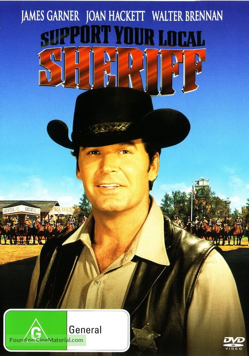 Support Your Local Sheriff! - Australian DVD movie cover