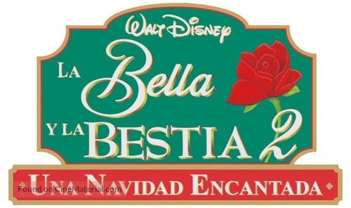 Beauty and the Beast: The Enchanted Christmas - Spanish Logo