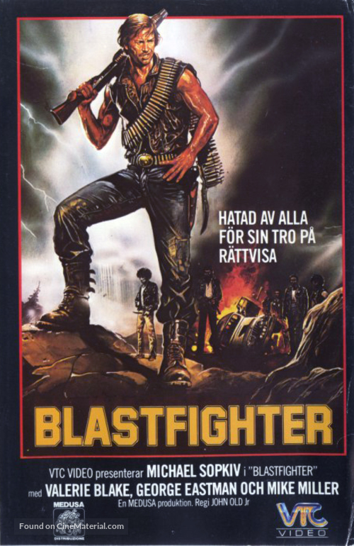 Blastfighter - Swedish VHS movie cover