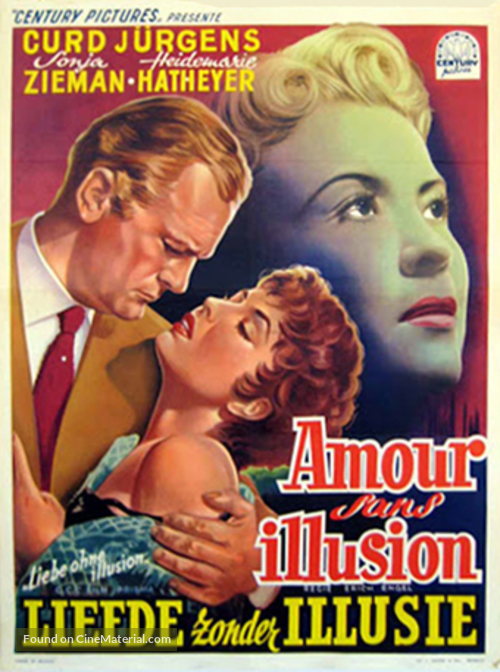 Liebe ohne Illusion - Belgian Movie Poster