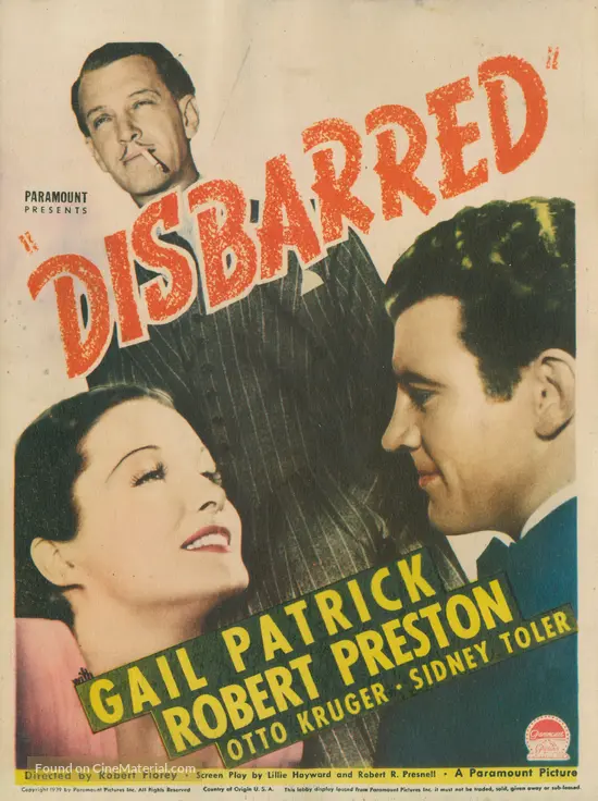 Disbarred - Movie Poster