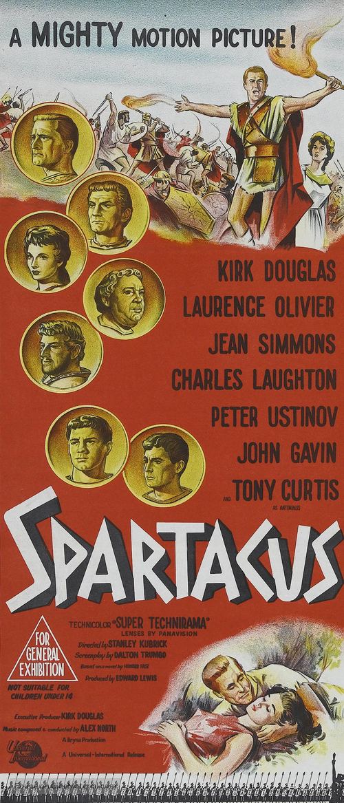 Spartacus - Australian Movie Poster
