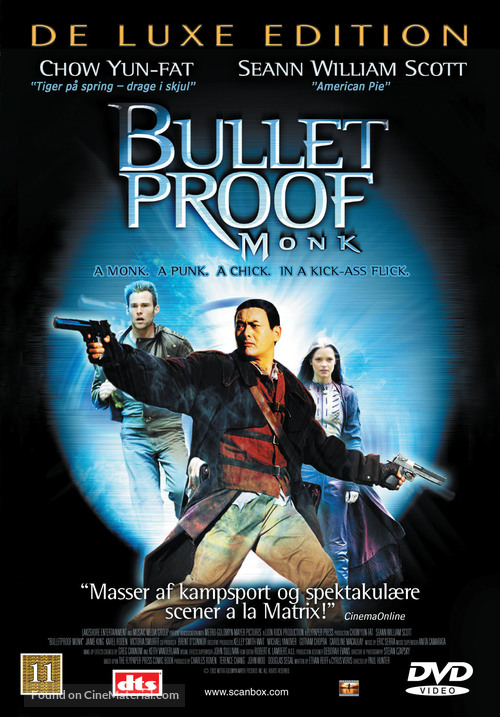 Bulletproof Monk - Danish DVD movie cover