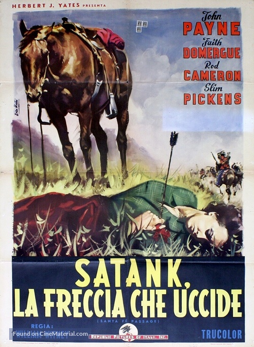 Santa Fe Passage - Italian Movie Poster