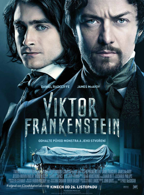 Victor Frankenstein - Czech Movie Poster