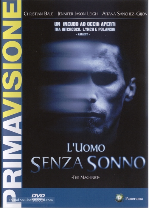 The Machinist - Italian DVD movie cover