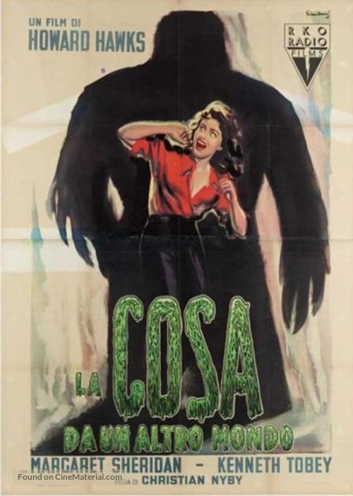 The Thing From Another World - Italian Movie Poster