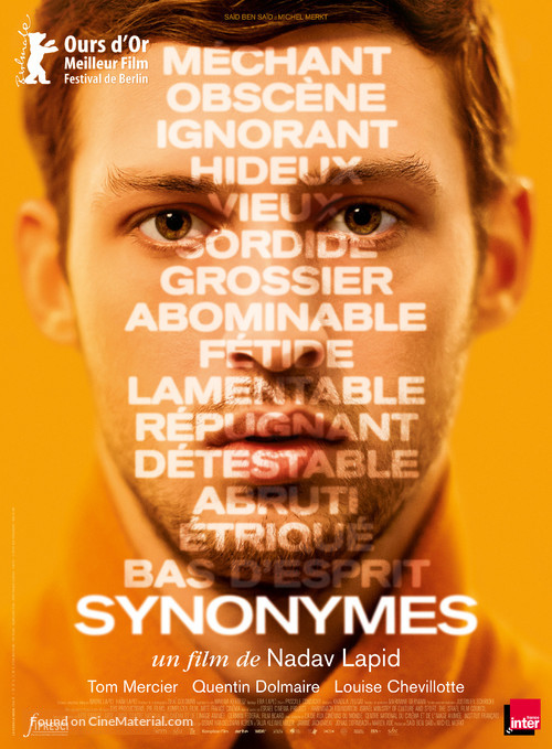 Synonymes - French Movie Poster