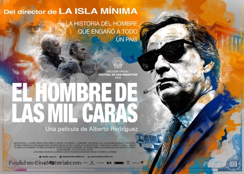 El hombre de las mil caras - Spanish Movie Poster