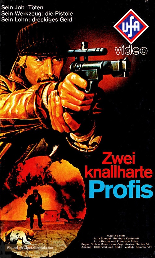 Poliziotto solitudine e rabbia - German VHS movie cover