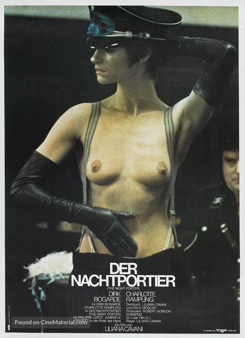 Il portiere di notte - German Movie Poster