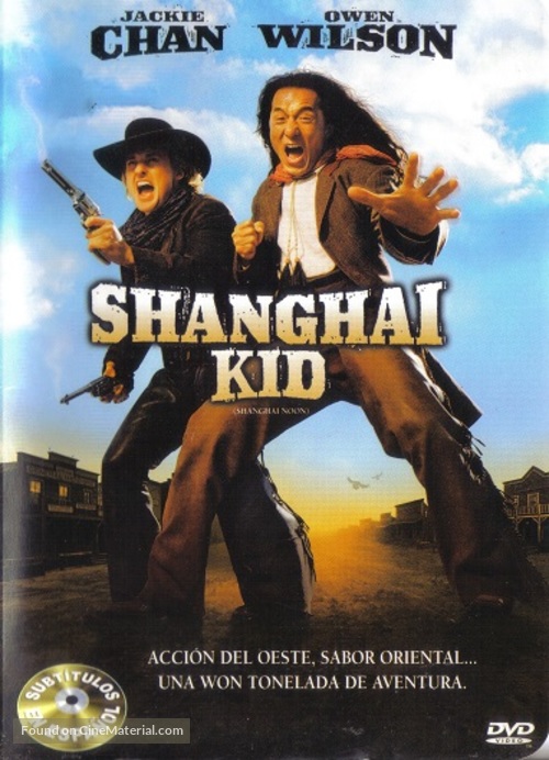 Shanghai Noon - Mexican DVD movie cover