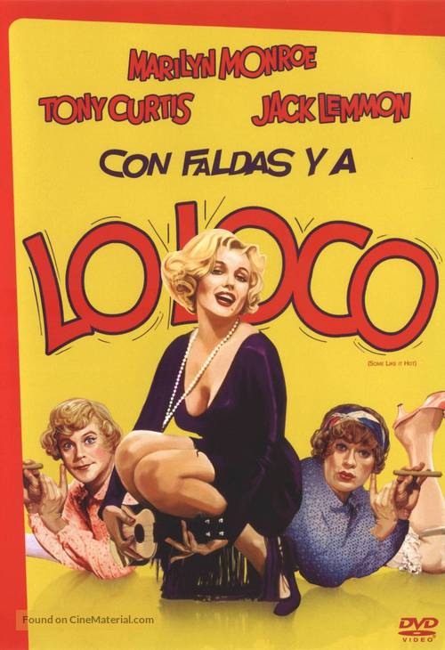 Some Like It Hot - Spanish Movie Cover
